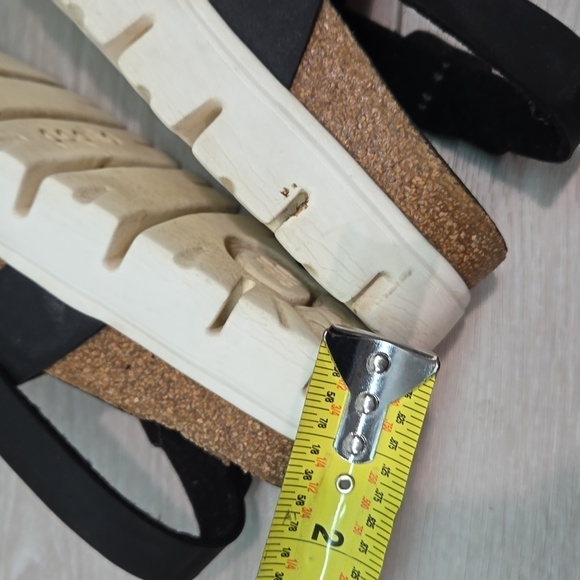 Papillio Women Cameron MarblStrappy Chunky Tractor Platform shoes Sandals sz 9.5 - Picture 10 of 15